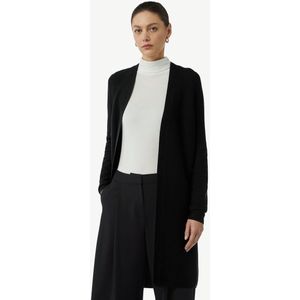 comma - Strickjacke - Geribd Vest - Lange Lijn