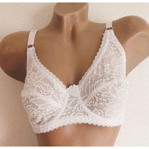 Dames niet voorgevormde beugel BH 70C wit