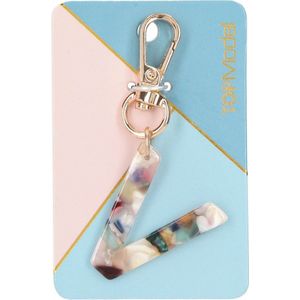 Depesche - TOPModel sleutelhanger met de letter V