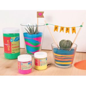 Gekleurd Zand Geel 600 g - Decoratie en Knutselwerk