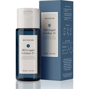 Naturium BHA Liquid Exfoliant 2% - Salicylic Acid - Discoloration - - Acnelittekens - Niacinamide - 0uderdomsvlekken - Acne - Hyperpigmentatie - Donkere vlekken - Ongelijkmatige teint - 120ml
