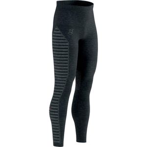 Compressport Winter Run Tight Heren - Sportbroeken - zwart - maat S