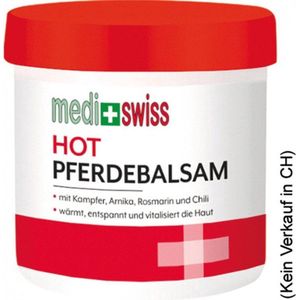 Medi Swiss - Paardenbalsem Sterk/ Hot/ Warm - Spierbalsem - Verwarmend - 250 ml - Voordeel Set 2 Potten
