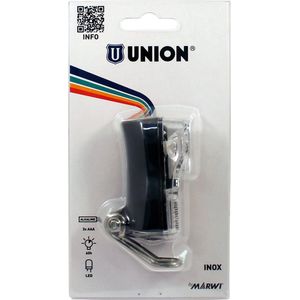 Union Koplamp Un-4800 Led Batterijen 60 Mm Zwart