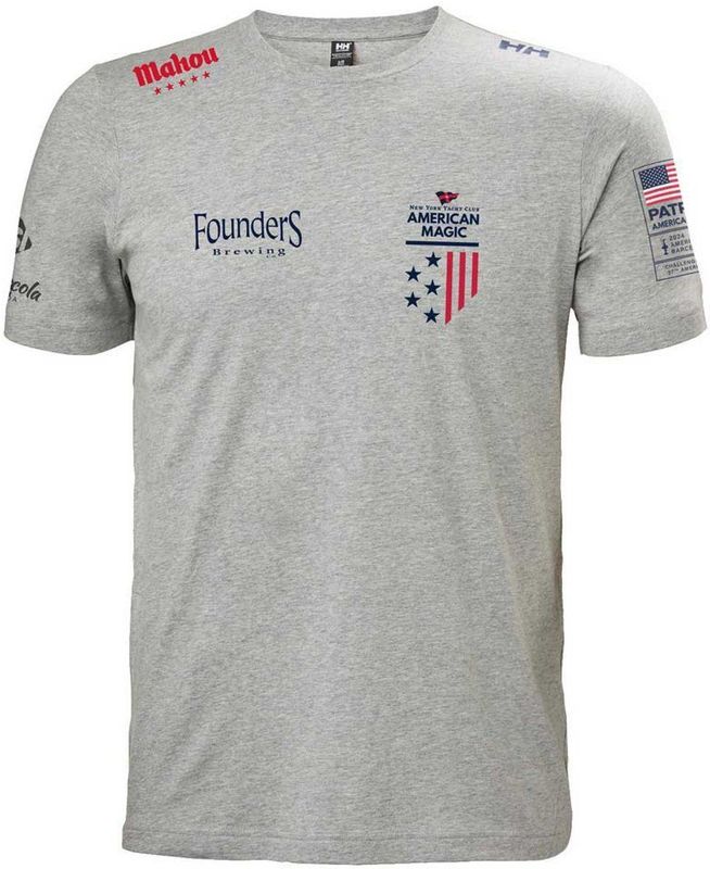 Helly Hansen - American Magic - T-shirt - Katoen - Met Korte Mouwen