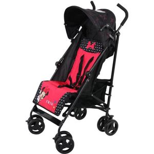 Nania Luxe Jet Cane Stroller (6-36 maanden) - kantelen, licht en compact - vouwen met een hand - Disney Minnie