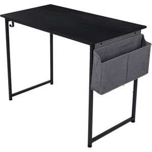 Bureau Nero - Met opbergvak - Voor Computer, PC en Laptop - Volwassenen - Thuiskantoor - 120cm