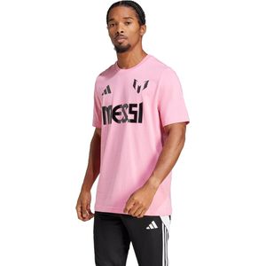 adidas - Performance Messi - T-shirt - Roze - Heren
