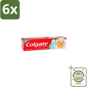 Colgate - Aardbeismaak - Kindertandpasta - Voor 0 tot 2 jaar oud - 50ml - Voordeelverpakking - 6 stuks - Aardbeismaak tandpasta - Kindertandpasta