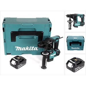 Makita DHR 171 G1J Accu boormachine 18V 1.2J Brushless SDS Plus + 1x oplaadbare accu 6.0Ah + Makpac - zonder oplader