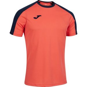 Joma Eco-Championship Shirt Korte Mouw Heren - Koraal / Marine | Maat: 2XL