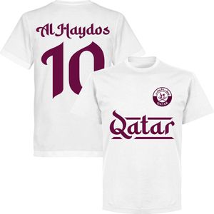 Qatar Al Haydos 10 Team T-shirt - Wit - XXL