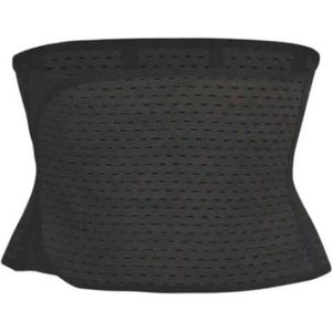 Go Go Gadget - Waist Trainer - Postpartum Band - Afslankband - Afslanken - Zweetband - Verstelbaar met Klittenband - Luchtdoorlatend - Zwart
