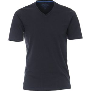 Redmond regular fit T-shirt - korte mouw V-hals - blauw