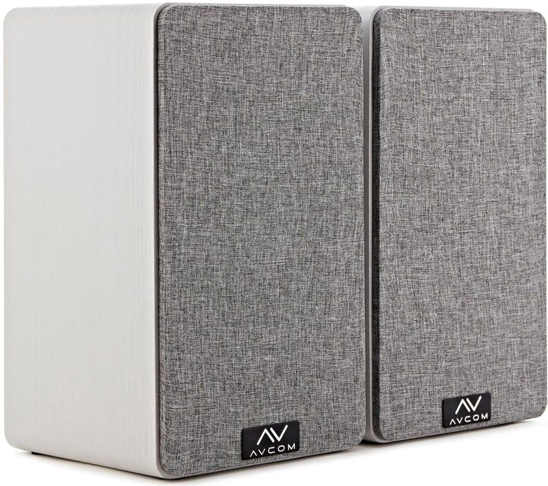 AVCOM 6 boekenplank luidspeakerpaar, wit