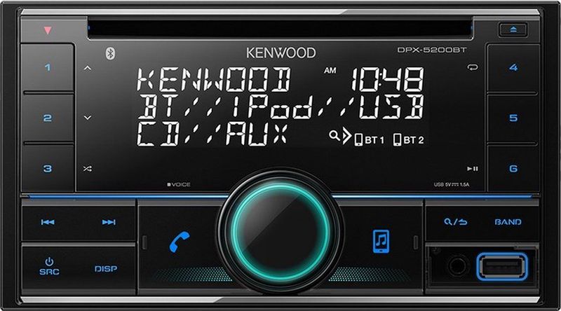 Kenwood DPX-5200BT - Autoradio met bluetooth (2-DIN)