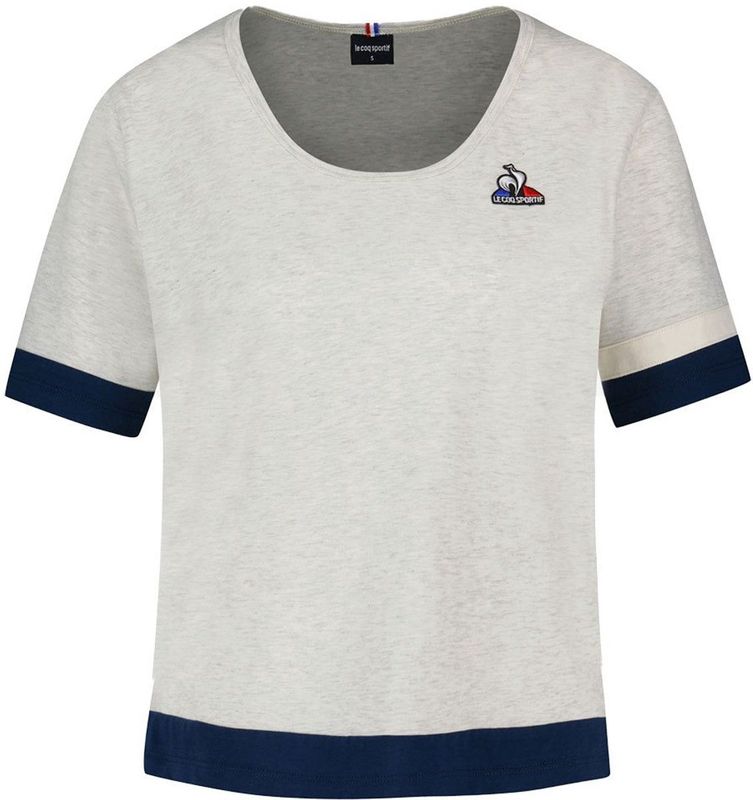 Le Coq Sportif - Saison N°2 - T-shirt - Beige - Korte Mouwen