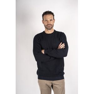 Pre End heren trui - gebreide trui heren - 100470 - Viggo - navy - maat L