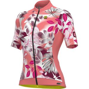 Ale Dames Fietsshirt Korte Mouwen PRS Garden - Wit - S - Valt klein