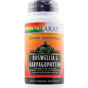 Solaray Boswellia & Harpagophytum 60 Plantaardige Capsules
