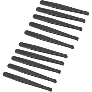 ByShane - Plastic Slant Flat Tip Pincet voor Elektronica en Sieraden - Set van 20