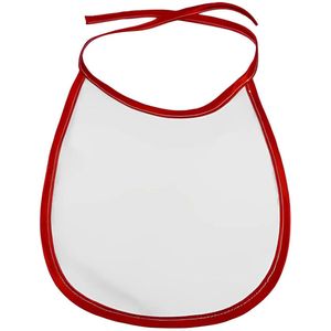 Nevolis® Microvezel Slabbetje met Rode Bies – Geschikt voor Bedrukking