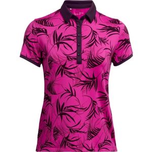 Dames Zinger SS Novelty Polo Print Roze