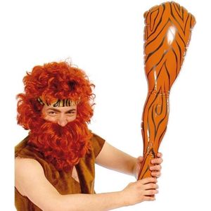 4x stuks opblaasbare knots/knuppel 78 cm - Holbewoner/caveman thema feestje decoratie/versiering