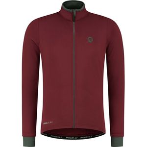 Rogelli Essential Fietsshirt - Lange Mouwen - Heren - Bordeaux - Maat M