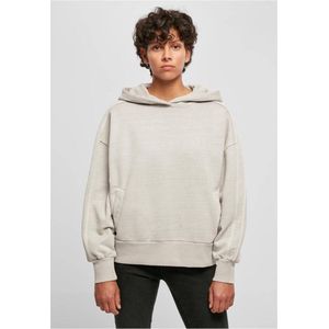 Urban Classics - Heavy Terry Garment Dye Hoodie/trui - S - Grijs