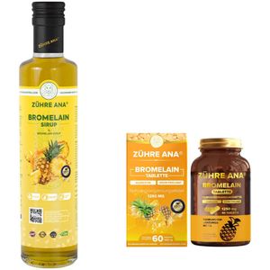 Zühre Ana Bromelaïne Detox Siroop en Bromelaïne 60 Tabletten