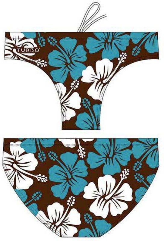 Turbo - Surf Flower - Zwemslip - Bruin - S