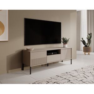 Meubella - TV-Meubel Davey - Beige - 155 cm