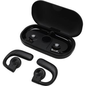 Open Oor-luchtgeleidingshoofdtelefoon PX7 Waterdicht Oorhaak Clip-on Oordopjes met Draadloze Bluetooth 5.3 - Oplaadetui Over-ear-oortelefoon voor Tv-telefoonlaptop .