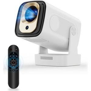 Cahaya Nova - 4K ondersteuning - Mini Beamer - mini projector - draagbare beamer - projector / beamer - Geïntegreerd Android 12.0 systeem - Screen mirroring smartphone - Home cinema