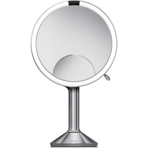 Make-up Spiegel - Spiegel Roestvrij Staal Zilver 20Cm