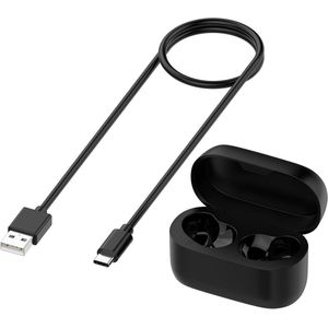 ByShane - Oplaadkoffer vervanging voor draadloze oordopjes - geschikt voor Jabra Elite 75T en Active 75T - inclusief oplaaddock - zonder oordopjes.