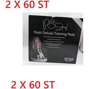 Easypets - Posh De Luxe - Puppy Pads - 60 x 60 cm - 120 Stuks - Super Absorberend