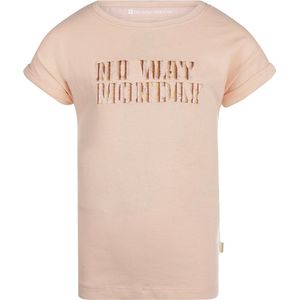 No Way Monday meisjes T-shirt Faded peach