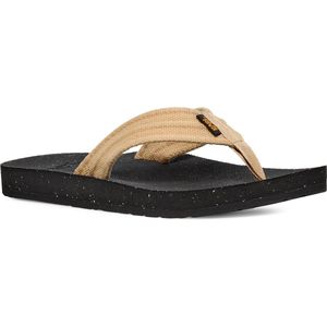 Teva M REFLIP CANVAS Heren Slippers - Zwart/Beige - Maat 39.5