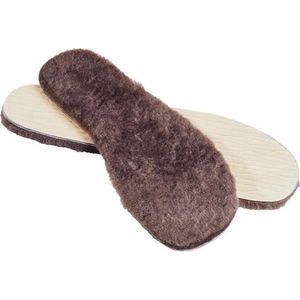 Fellhof lams wollen inlegzolen maat 45 – warme voeten - isolerend – vocht- en geur absorberend – zacht – anti slip bodem