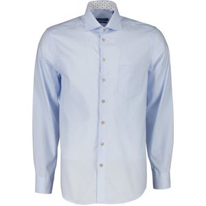 Ledûb Overhemd - Modern Fit - Blauw - 45
