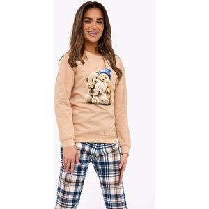 Cornette Dames Pyjama Winter Kerst Matching Gezin Familie Bears 671/425 36 / S