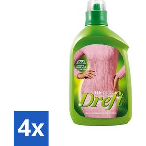 4 x Dreft - Vloeibaar Wasmiddel - Witte en Gekleurde Was - Voor Wol - 800 ml - Wasmiddel Wol - Wasmiddel Delicate Stoffen - Vloeibaar Wasmiddel - Wolwasmiddel - Wasmiddel Voor Wol