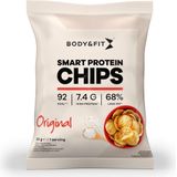 Body & Fit Smart Chips - Proteïne Chips - Minder vet - Eiwitrijk - 1 box (12 zakjes) - Naturel