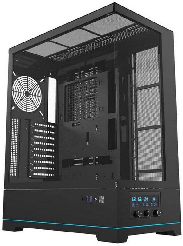 Darkflash - DY451 - PC Behuizing - Zwart - ATX Tower - Gehard Glas