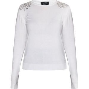 usha - Strickpullover - Viskose - Zwart - BLACK LABEL