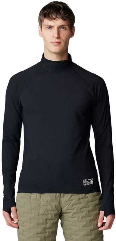 Mountain Hardwear - Butter T-shirt Met Lange Mouwen - Zwart - Man