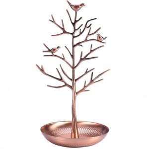Metalen oorbel rek - ketting organizer sieraden houder - ornament display boom - multifunctionele standaard - 3 kleuren (Bronzen) .