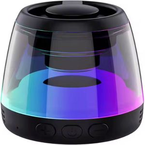 SX-M2 Bluetooth Mini Speaker – Magnetische Telefoonhouder – RGB Lichtshow – Compact & Draagbaar – Tot 5 Uur Speeltijd – IPX4 Spatwaterdicht